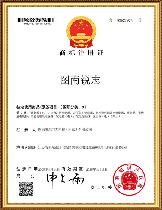 圖南銳志9類(lèi)-圖南銳志-商標(biāo)注冊(cè)證